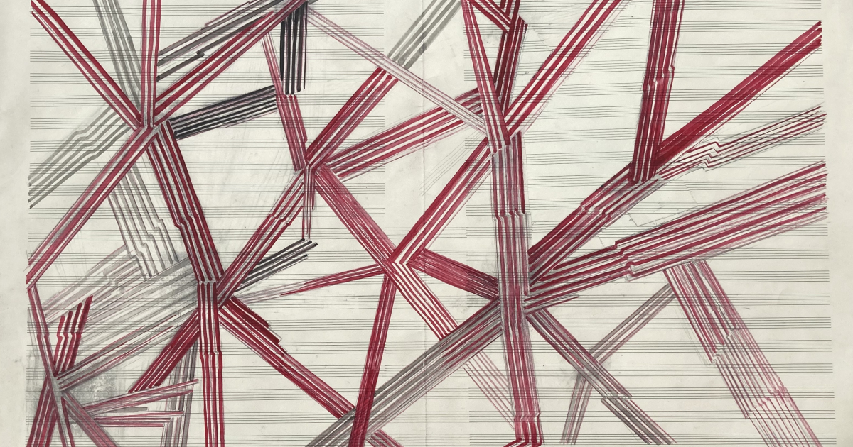 Colorful Structural Drawing Structural Drawing → Miranda Argyle